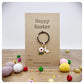 Pack Of Four Easter Keyrings, Bulk Easter Gifts for Friends and Family, Easter Keychains for Boys and Girls