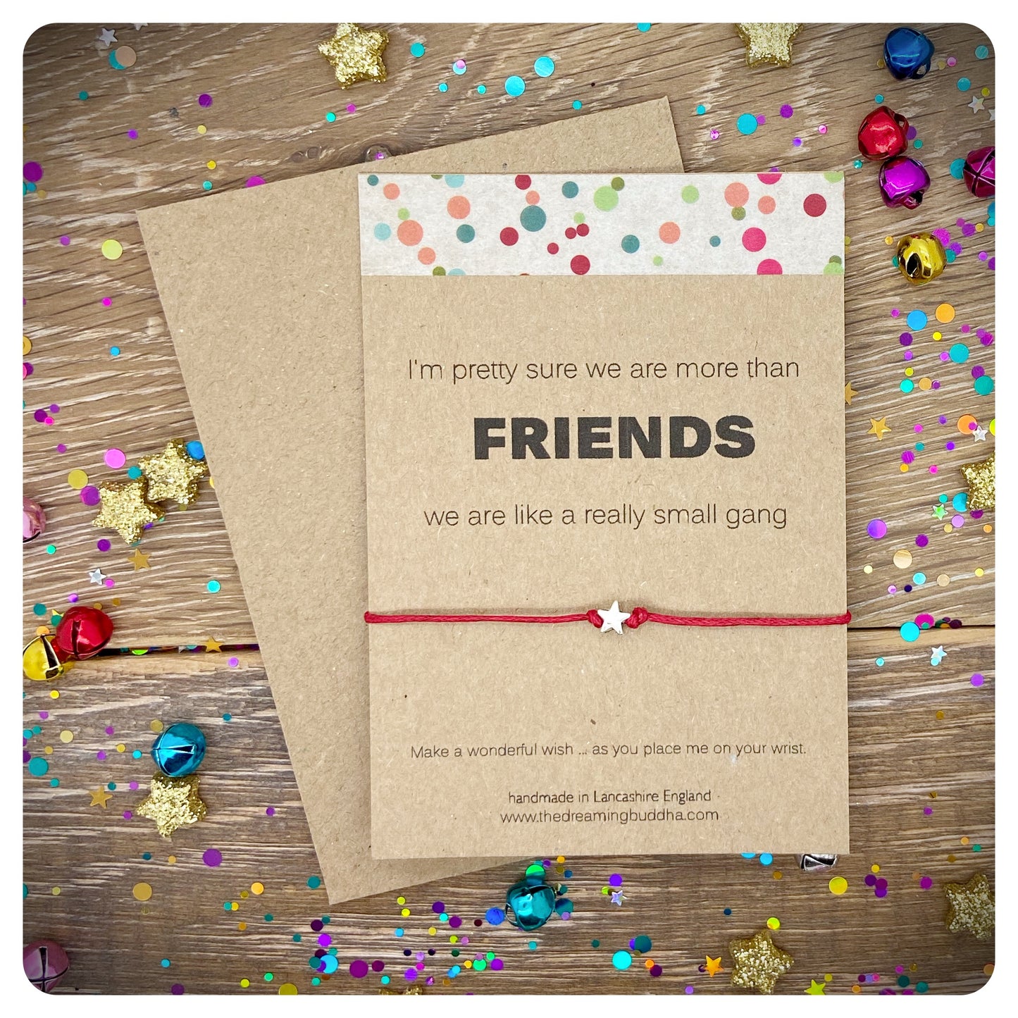 5 x Friendship Bracelets, End OF Term Gifts, Friends Wish Bracelets, Gifts For Friends, Bulk Friends Cards