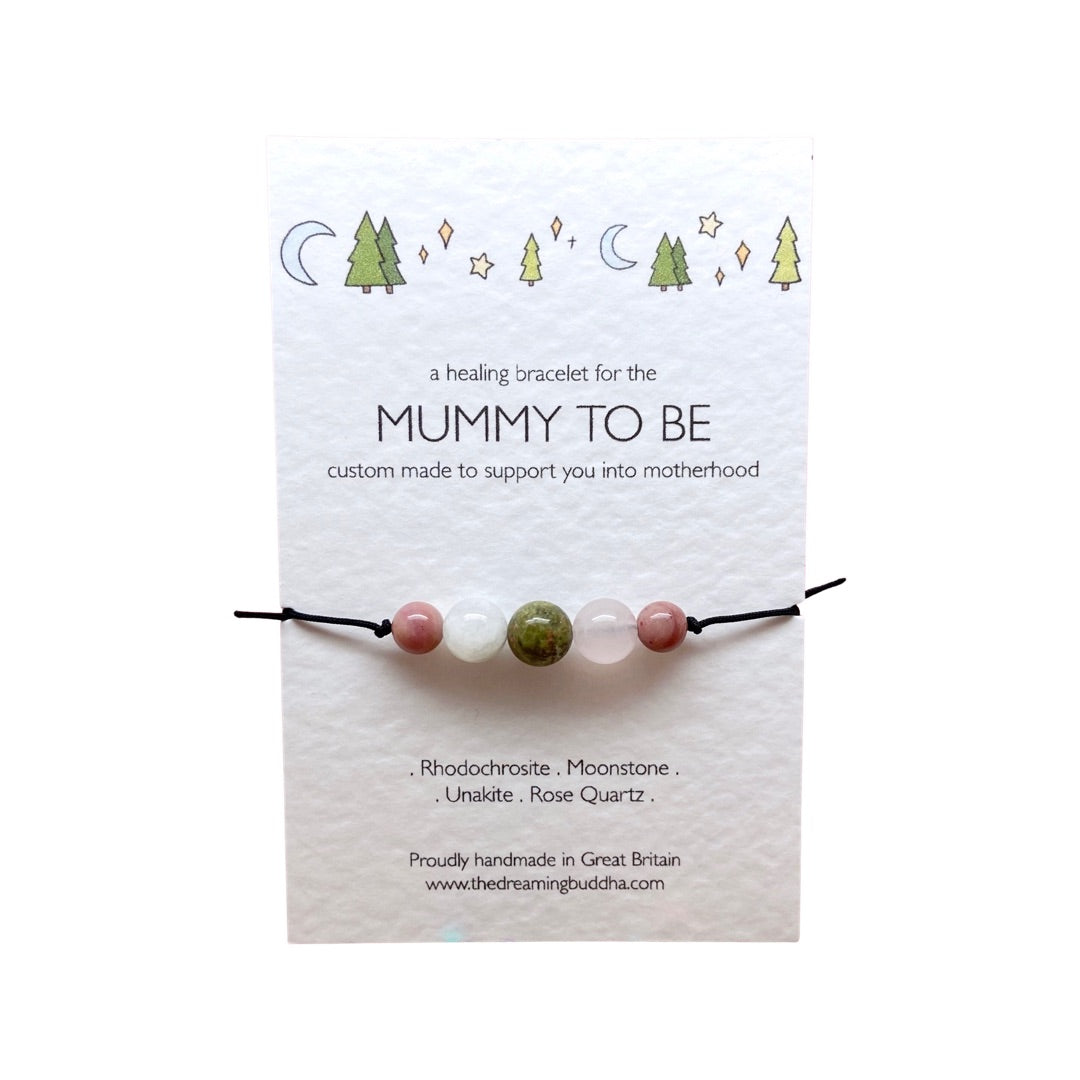 Mummy To Be Crystal Bracelet, Gift From Bump, Baby Shower Pregnancy Present