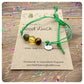 Good Luck Card, Good Fortune Gemstones, Good Luck Crystal Bracelet, Lucky Keepsake Jewellery, Thinking of You, Good Luck Exams