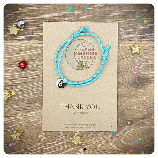 Thank You Friendship Bracelet, Thank You Very Much Card, Personalised Thank You Gift, Thank You Teacher Present