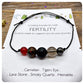 Mens Fertility Bracelet, Daddy To Be Gift For Husband, Baby Shower Present For Dad