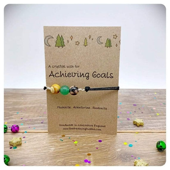 Manifest Your Goals Crystals, Success Crystal Bracelet, You Can Do It Bracelet, Don’t Give Up Jewellery, You are Amazing Crystal Bracelet