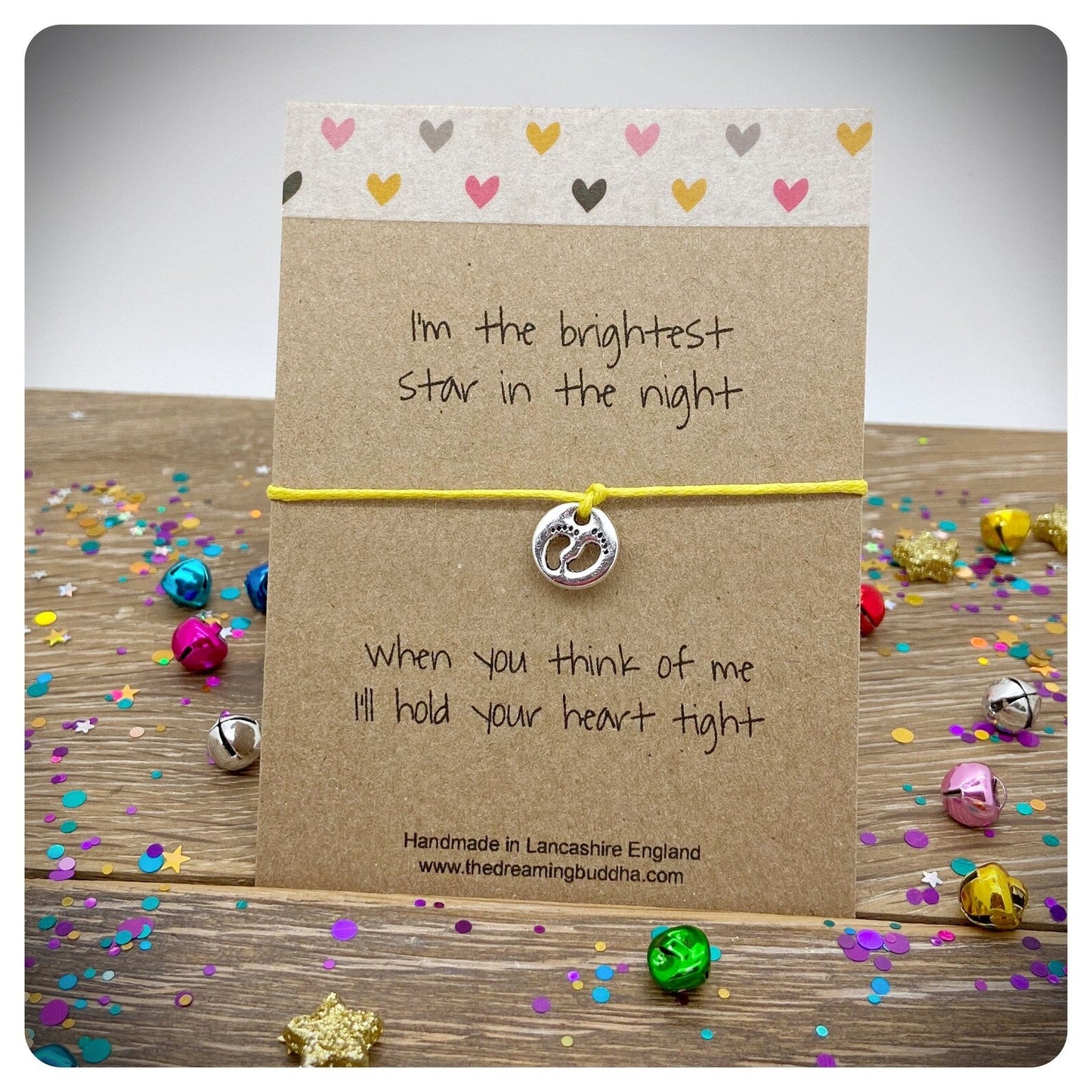 Baby Loss Wish Bracelet, Bereavement Card, Postal Sympathy Gift, Infant Remembrance Bracelet