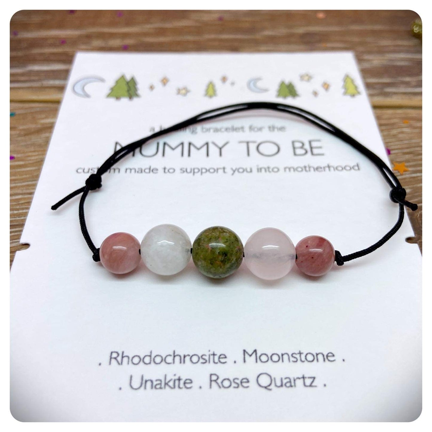 Mummy To Be Crystal Bracelet, Gift From Bump, Baby Shower Pregnancy Present