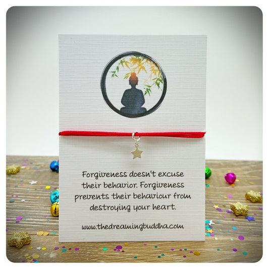 Forgiveness Bracelet, Moving Forward Bracelet, Let It Go Card, Mindfulness Gift, Healing Jewellery