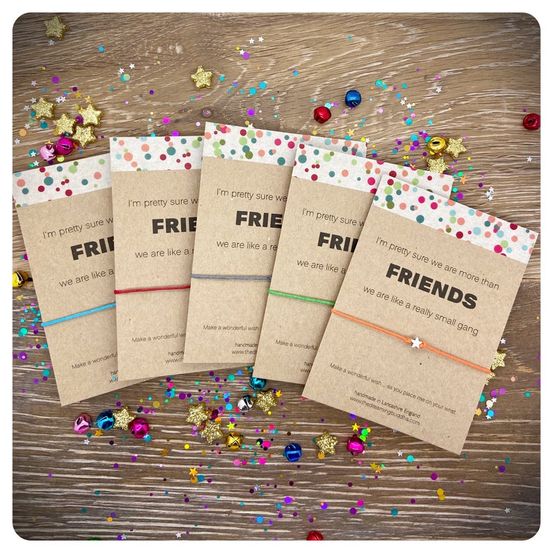 We’re Like A Really Small Gang Card, Gifts For BFFs Best Friend, Friendhip Bracelet, Funny Card Gift For Friend