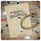 Halloween Pumpkin Friendship Bracelet, Simple Braided Jewellery, Plaited Woven String Gift