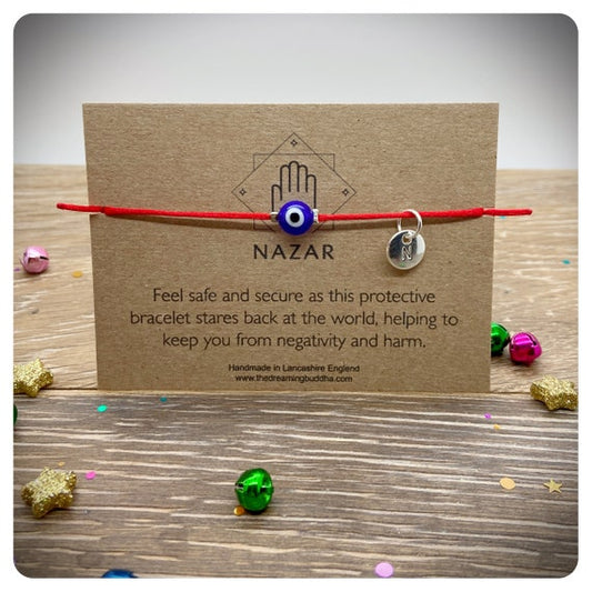 Red Evil Eye Bracelet, Nazar Adjustable Bracelet