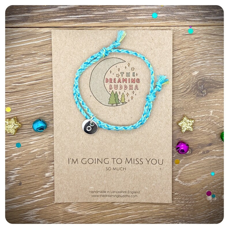 Miss You Friendship Bracelet, I’m Going To Miss You Card, Personalised Leaving Gift