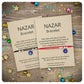 Nazar Waterproof Bracelet, Evil Eye Friendship Bracelet, Nazar Eye Talisman Gift