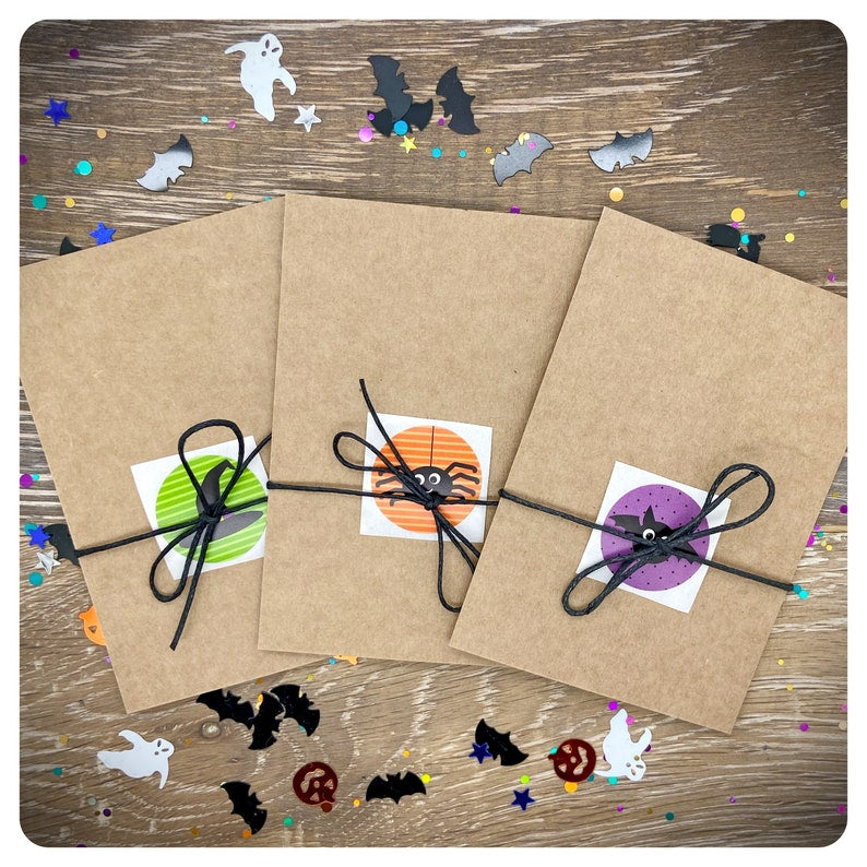 Multi Pack Happy Halloween Wish Bracelets, Halloween Party Favors, Trick Or Treat Halloween Cards, Star Moon Bat Halloween Gifts