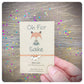 For FOX Sake Friendship Bracelet, Fun Friend Gift, Fox Wish Bracelet, Funny Fox Card, BFF Fox Gift, Fox Card, Fox Charm, Cute Fox Gift Card