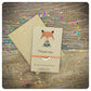 FOX Thank You Wish Bracelet, Thank You Friendship Bracelet, Fox Thank You Card, Fox String Bracelet, Thank You Wishlet, Small Thank You Gift