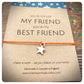 Best Friend Wish Bracelet, Friendship Card, Wish Bracelet, Friend Bracelet, Best Friends Gift, BFF Card, Best Friend Wish Bracelet, BFF Gift