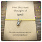 Rabbit Wish Bracelet, Bunny Lover Gift, Cute Friendship Card, Rabbit Charm Wishlet, Cord Bracelet
