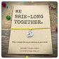 We Belong Together Wish Bracelet, Brie Wishlet, Boyfriend Girlfriend Card, Cheese Lover Jewellery, Cheesy Greeting Card