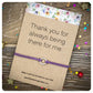 Thank You Card, Thanks For Being There Wish Bracelet Gift, Friends And Family Appreciation Gift