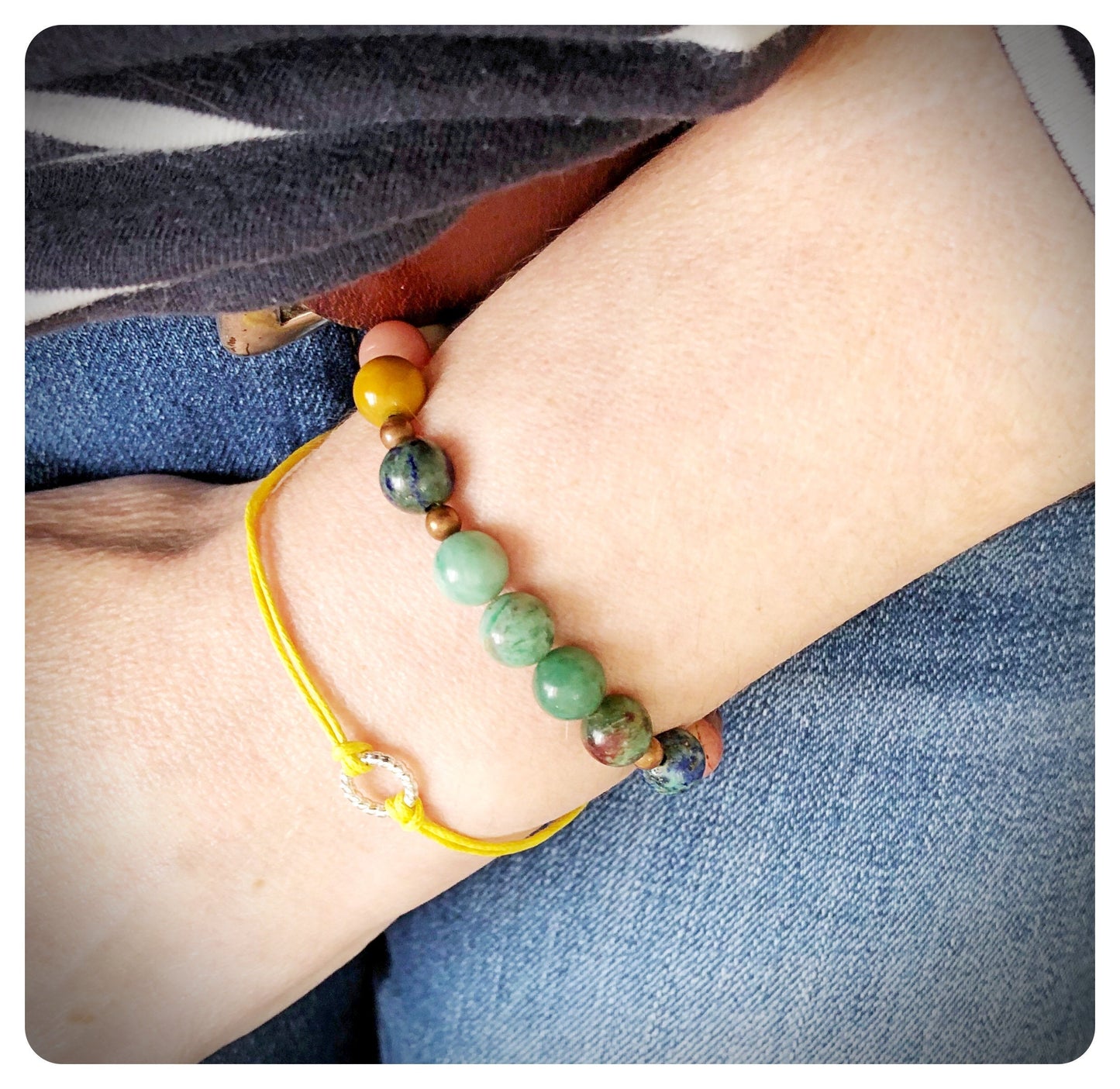 Thank You Card, Thanks For Being There Wish Bracelet Gift, Friends And Family Appreciation Gift