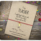 Teacher Wish Bracelet, Personalised Teacher Present, Teacher Appreciation Gift, Teacher Thank You Card