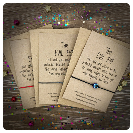 3 x Evil Eye Wish Bracelets, 3 x Nazar Friendship Bracelets, Mati Protection Bracelets, Stack Evil Eye Bracelets