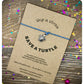 Skip A Straw Save A Turtle Recycled Card With Wish Bracelet, Endangered Animals Awareness Gift, Turtle Lover Present, Save Sea Turtles
