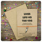 Living Life On The Veg, Vegetarian Wish Bracelet, Vegan Gift Card, Eco Bracelet, Environmental Activist