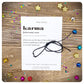 Karma Dictionary Definition, Karma Wish Bracelet, Yoga Bracelet, Karma Wishlet, Friendship Bracelet