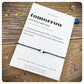 Tomorrow Dictionary Definition, Tomorrow Wish Bracelet, Friendship Bracelet, Gift For Family