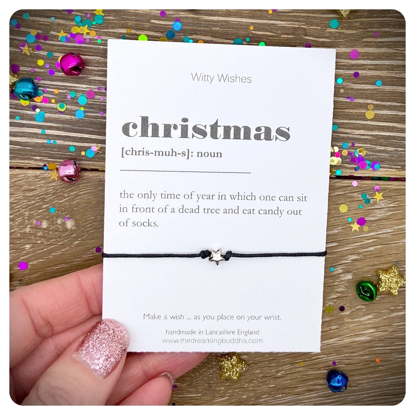 Christmas Dictionary Definition, Christmas Definition Wish Card, Stocking Filler, Secret Santa gift