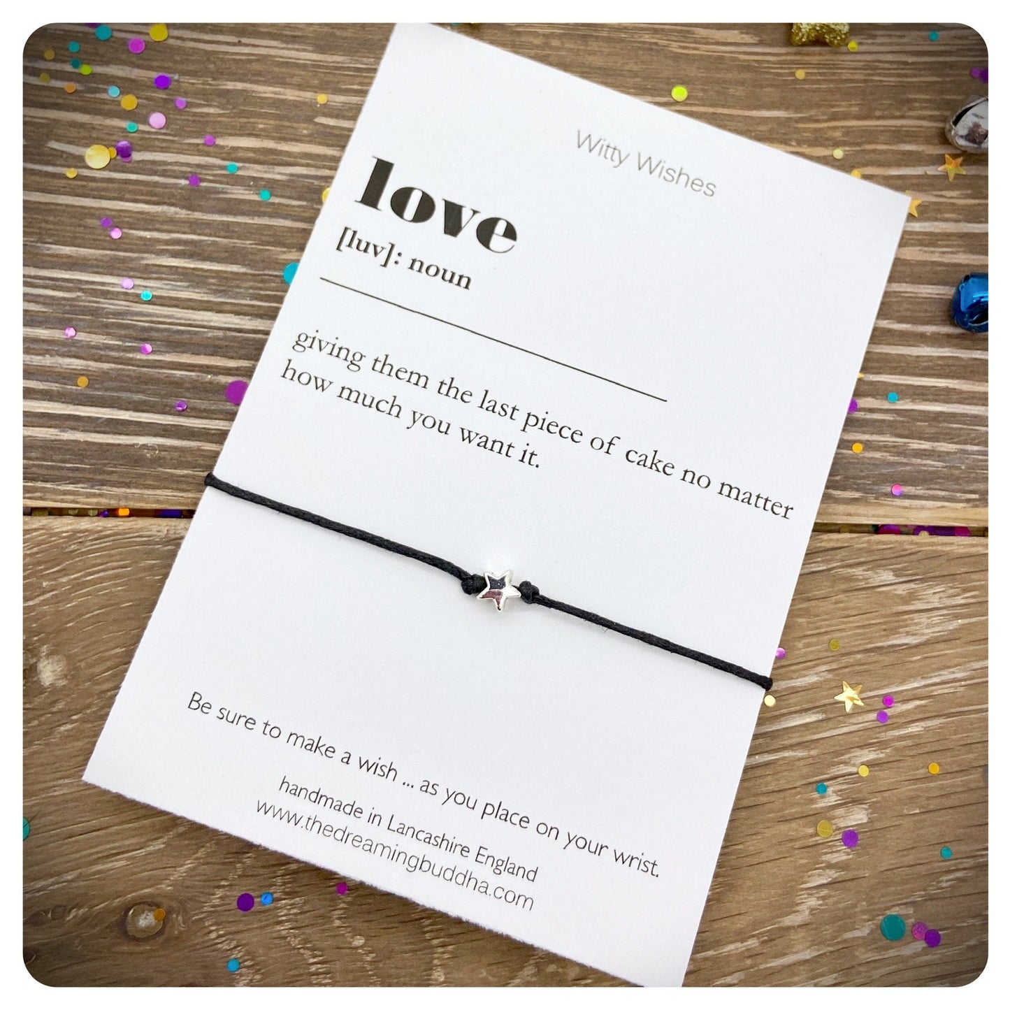 Love Definition Wish Bracelet, Love Dictionary Card, Valentines Wish Bracelet, Anniversary Gift, Birthday Gift, Valentine’s Day Jewellery