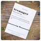 Teenager Wish Bracelet, Teenager Dictionary Definition Card, Teen wish Bracelet, Official Teen Gift