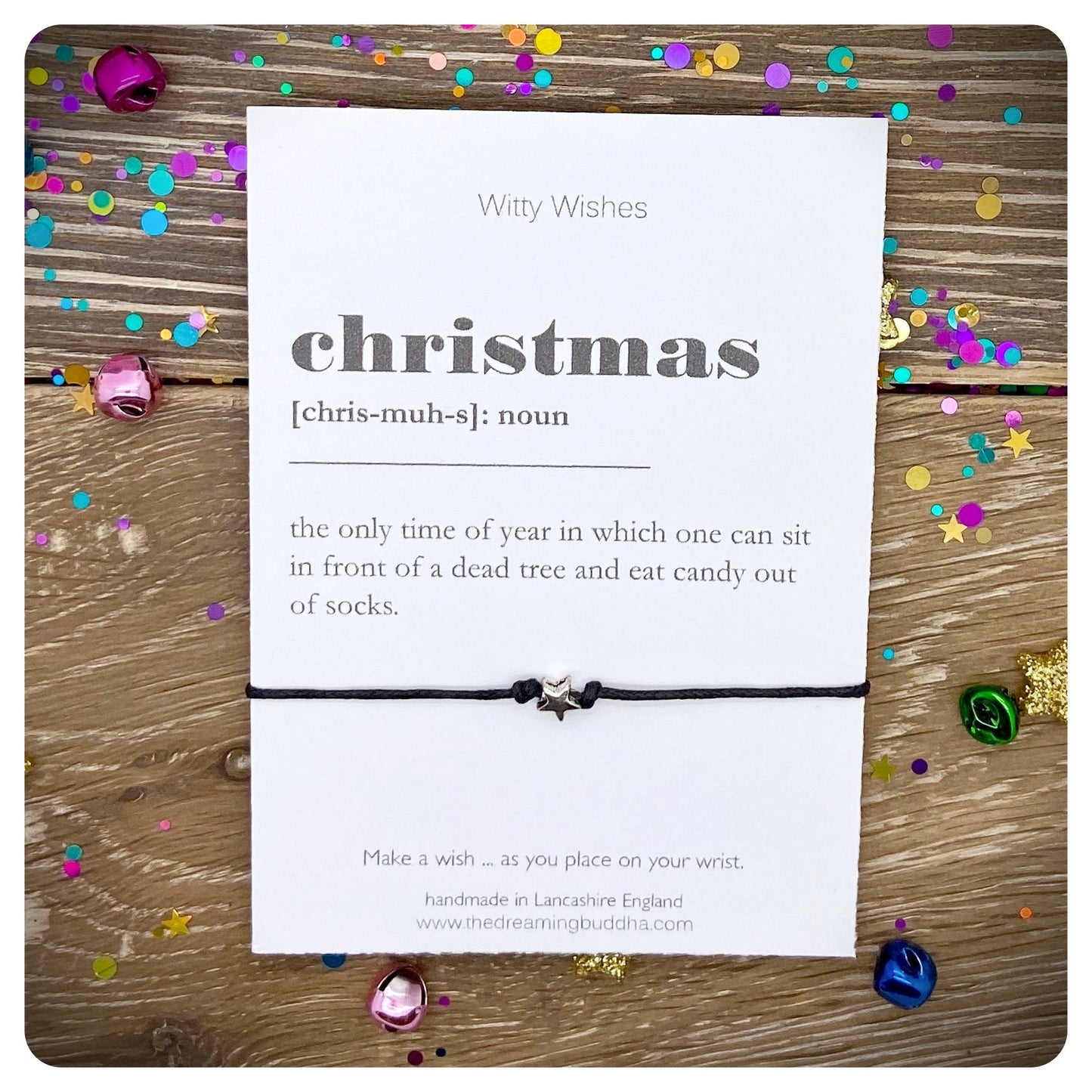 Christmas Dictionary Definition, Christmas Definition Wish Card, Stocking Filler, Secret Santa gift