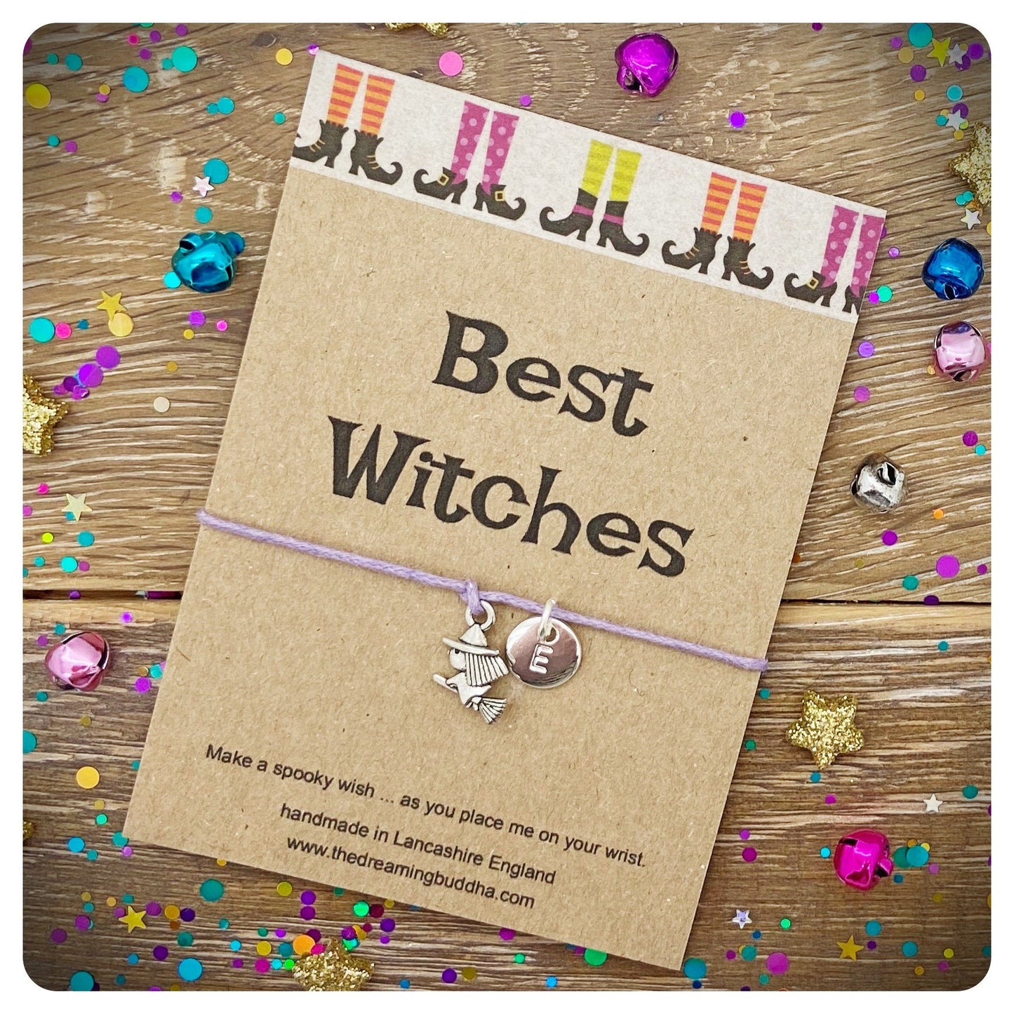 Best Witches Wish Bracelet, Best Witches Friendship Bracelet, Witchy String Bracelet, Halloween Cord Bracelet, Witch Friend Gift