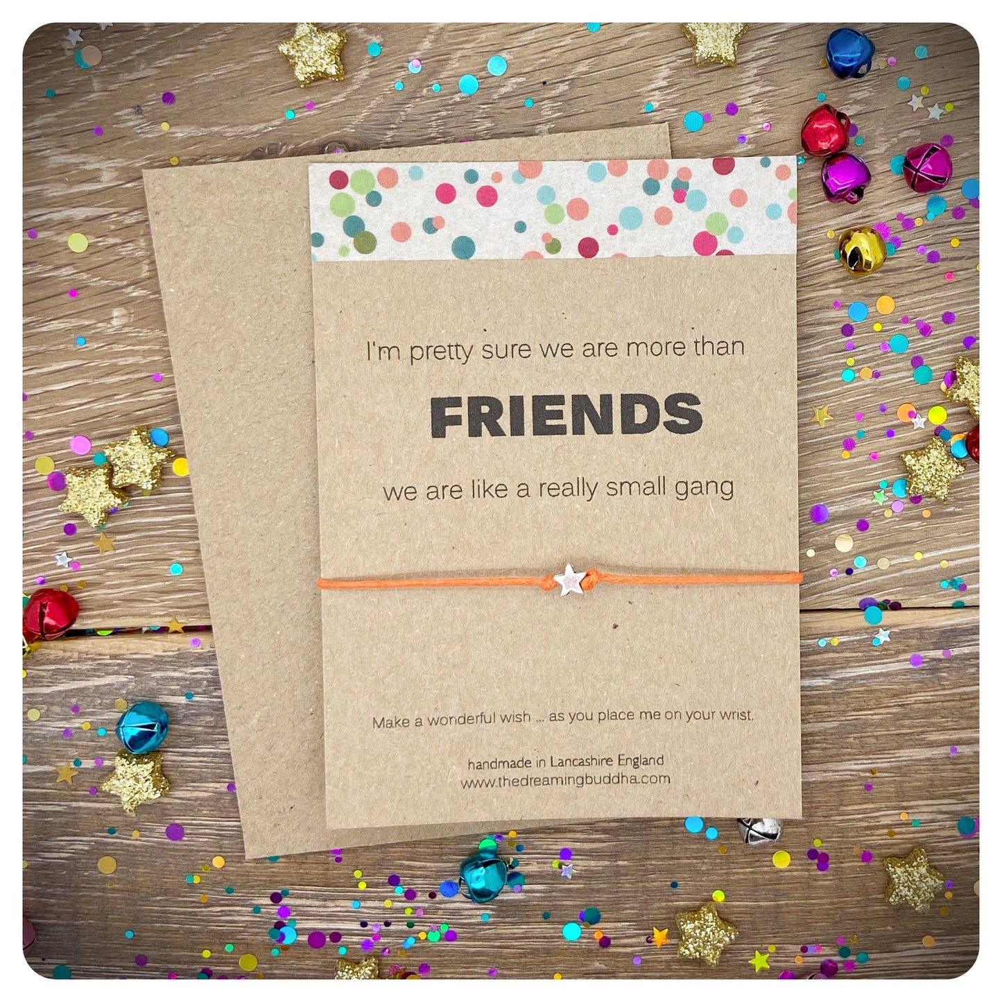 5 x Friendship Bracelets, End OF Term Gifts, Friends Wish Bracelets, Gifts For Friends, Bulk Friends Cards