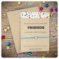5 x Friendship Bracelets, End OF Term Gifts, Friends Wish Bracelets, Gifts For Friends, Bulk Friends Cards