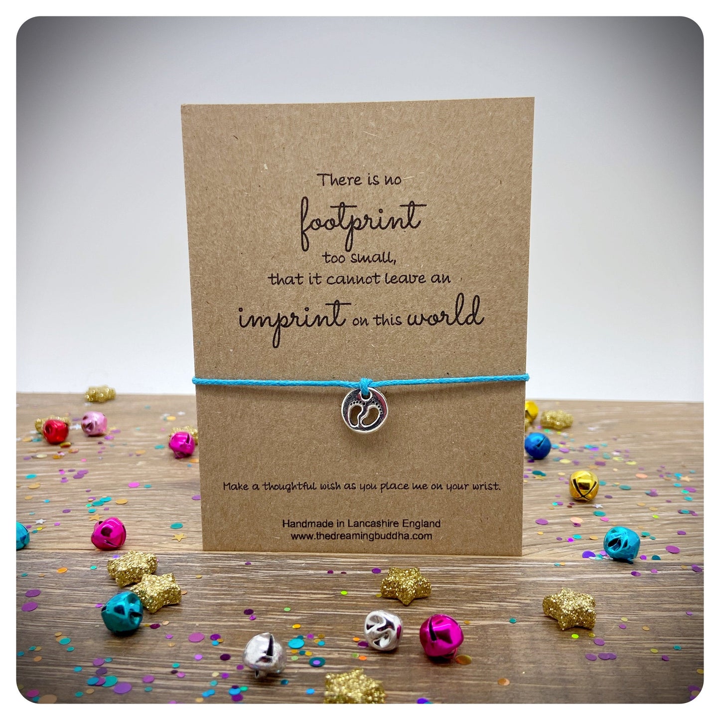 Infant Loss Memorial Card, Baby Remembrance Wish Bracelet, Child Loss Sympathy Card, Miscarriage Condolence Gift