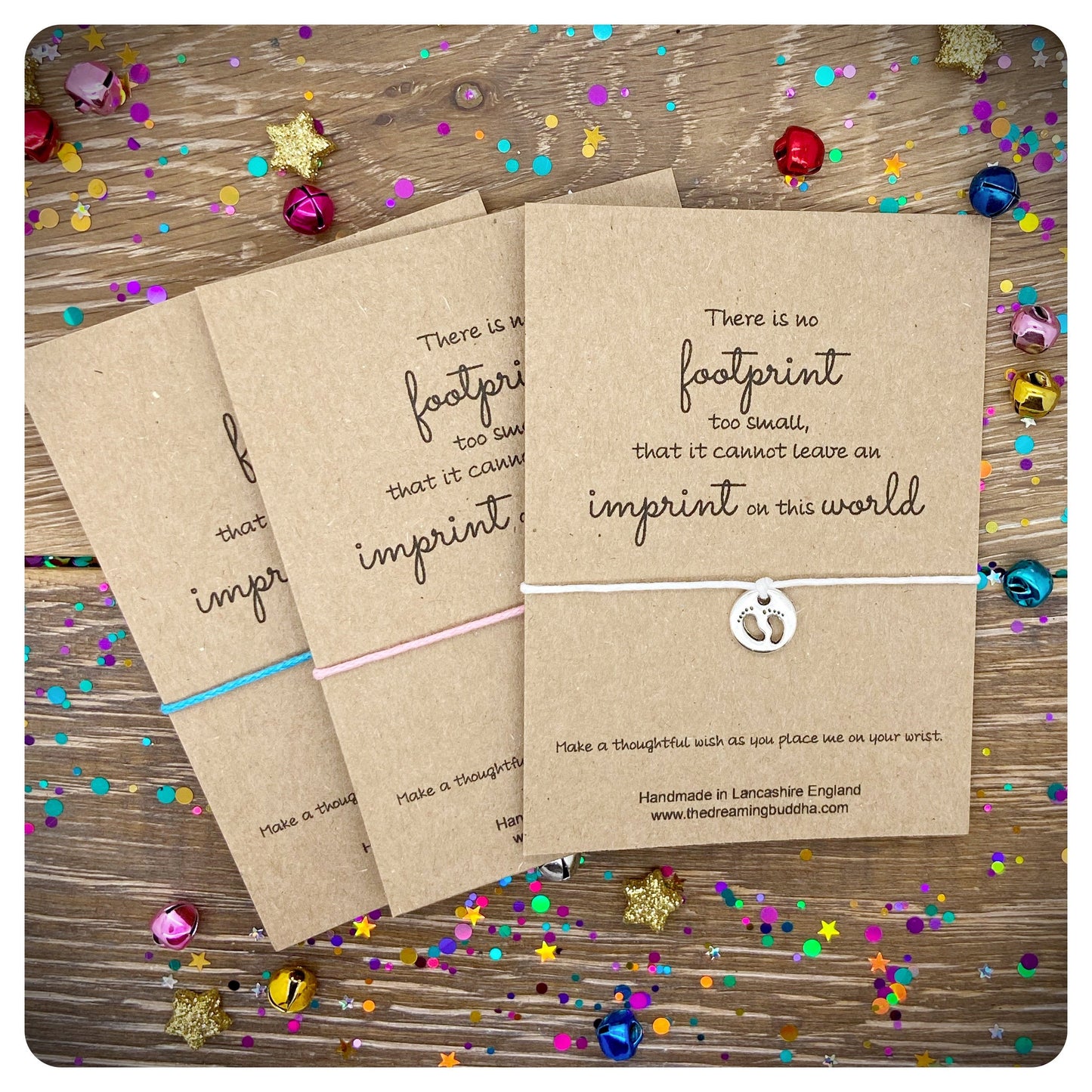 Infant Loss Memorial Card, Baby Remembrance Wish Bracelet, Child Loss Sympathy Card, Miscarriage Condolence Gift