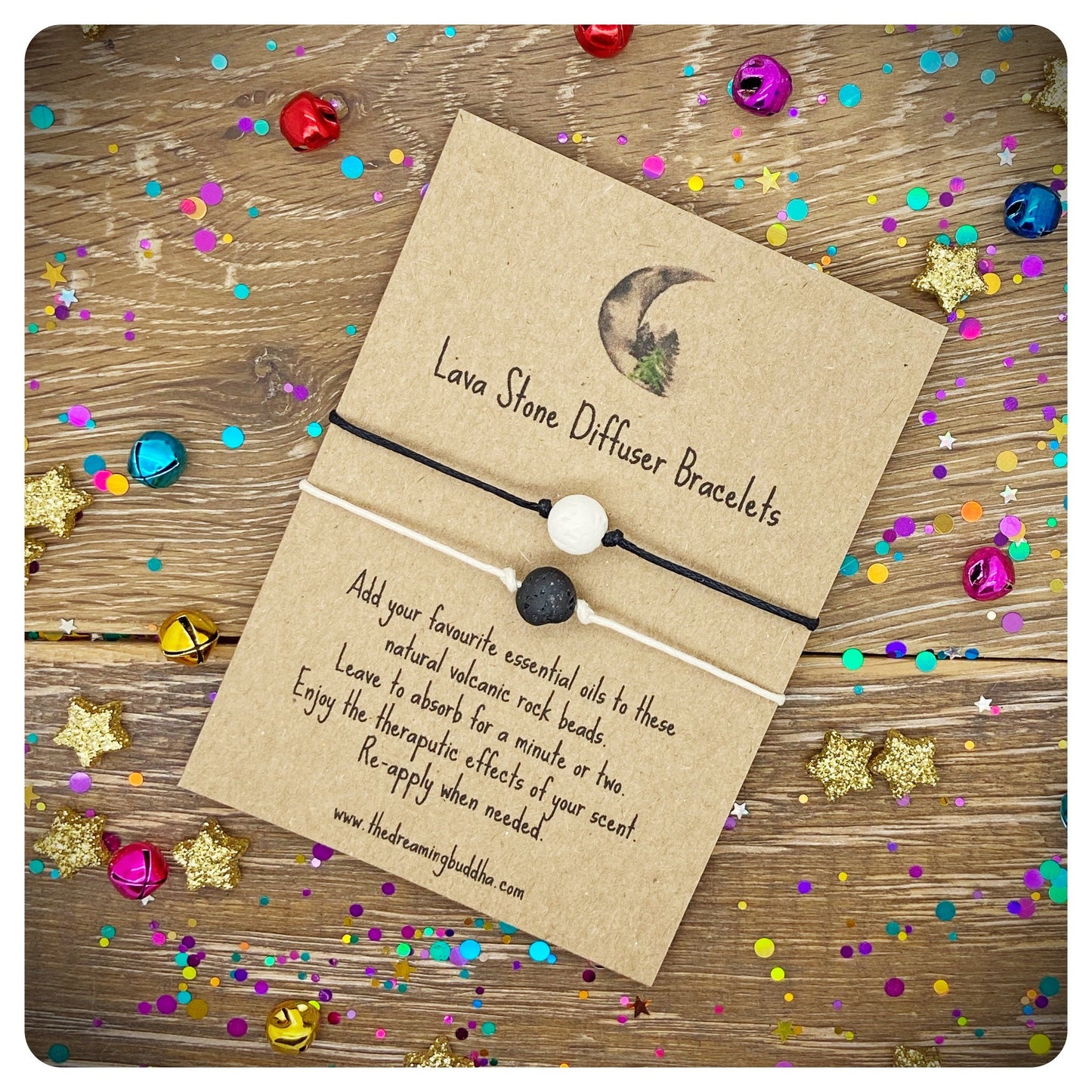 Lava Stone Diffuser Bracelets, Simple Cord Diffuser Aromatherapy