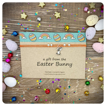 Easter Anklet, Bunny Ankle Bracelet, Rabbit Anklet, Bunny Anklet, Easter Gift, Adjustable Anklet, Easter Egg Hunt