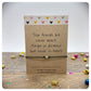 True Friends Are Never Apart Wish Bracelet Card