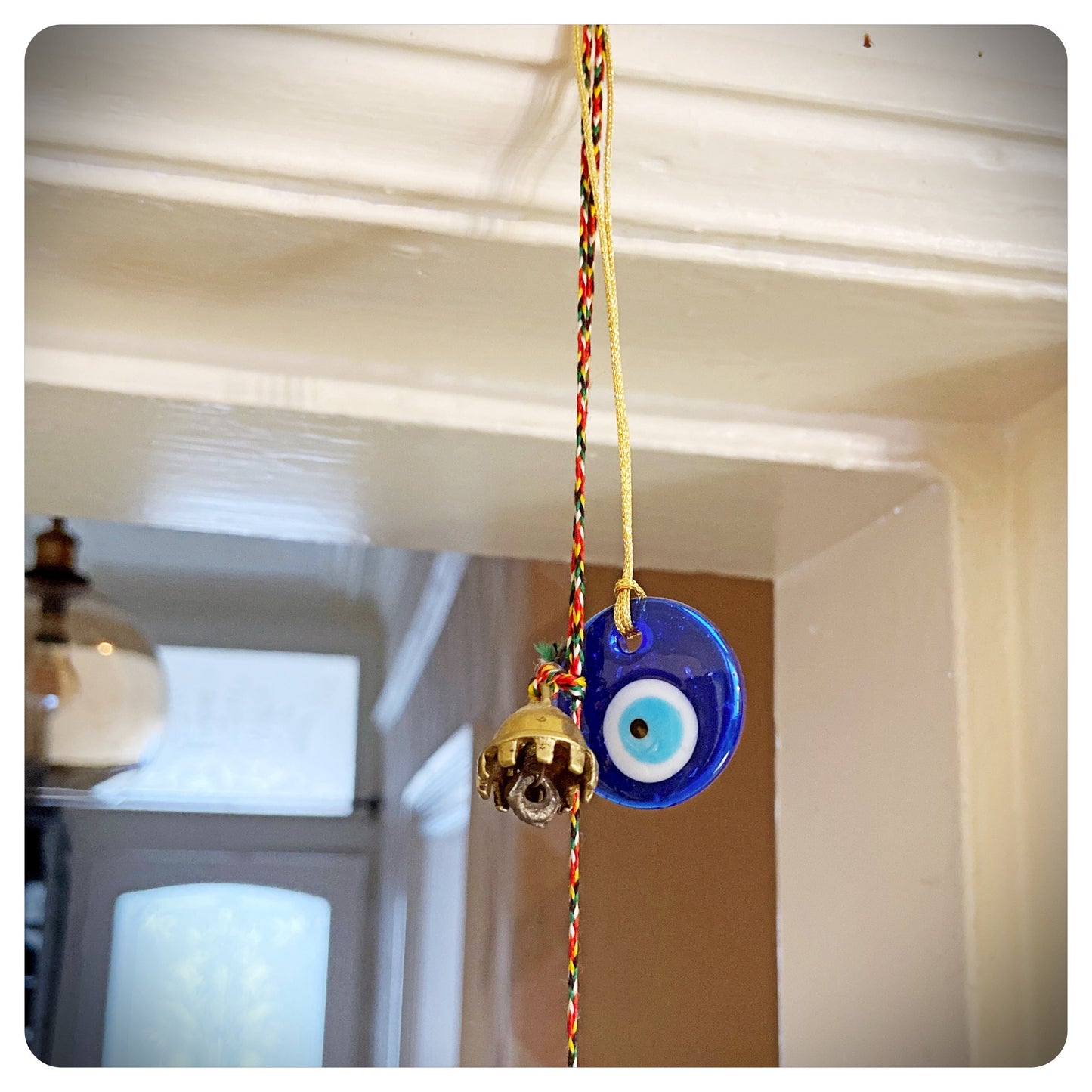 4 x Evil Eye Home Ornaments, Nazar Hanging Decorations