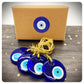 4 x Evil Eye Home Ornaments, Nazar Hanging Decorations