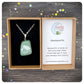 Lucky Amazonite Necklace, Personalised Crystal Jewellery