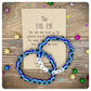 Evil Eye Stretch Bracelet x 2, Nazar Acrylic Beaded Bracelets, Blue Turkish Protection Talismans
