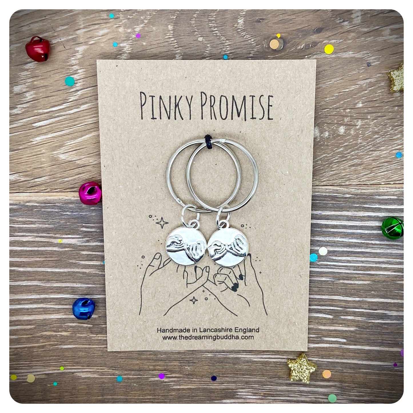 Pinky Promise Double Keyring, Pinky Swear Keychain, Couples Keyring, Best Friends Birthday Gift