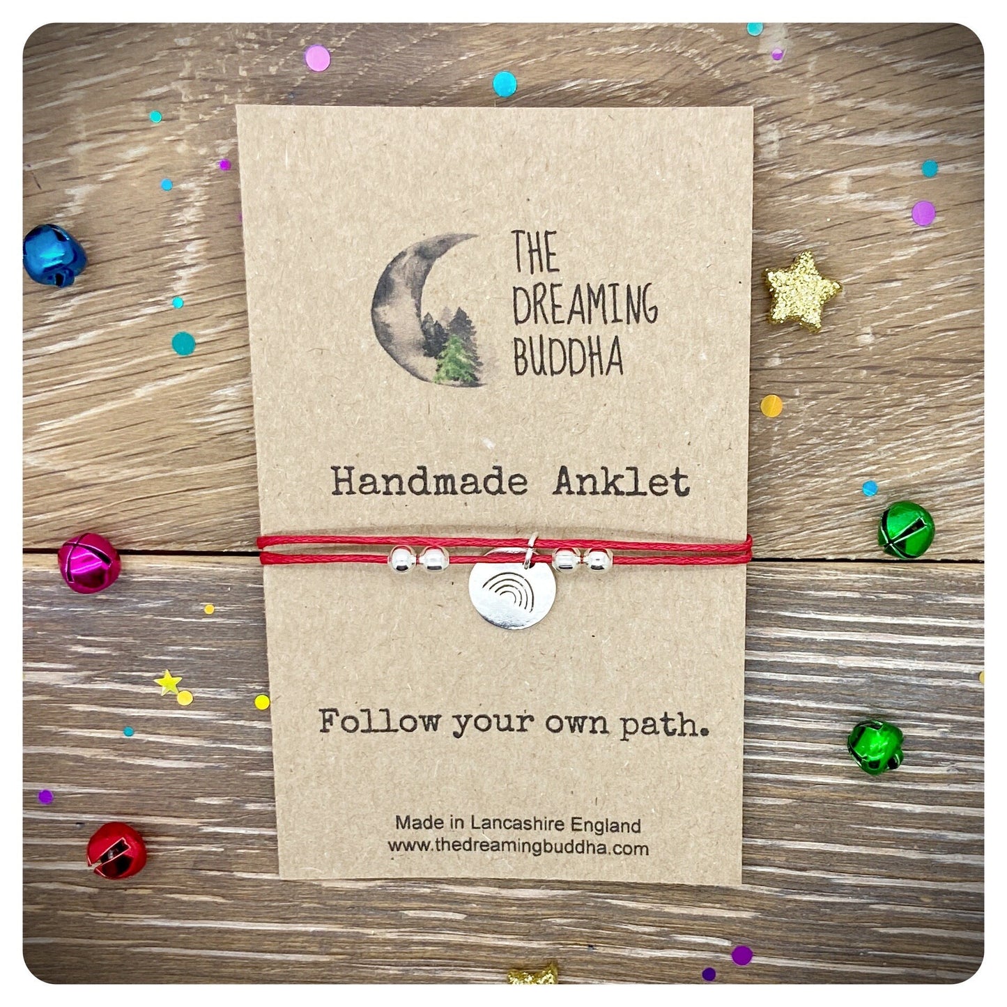 Rainbow Anklet, Gay Pride LGBTQ Jewellery, Thank You Rainbow Keyworker Gift, Rainbow Ankle Bracelet, Handmade Festival Anklet